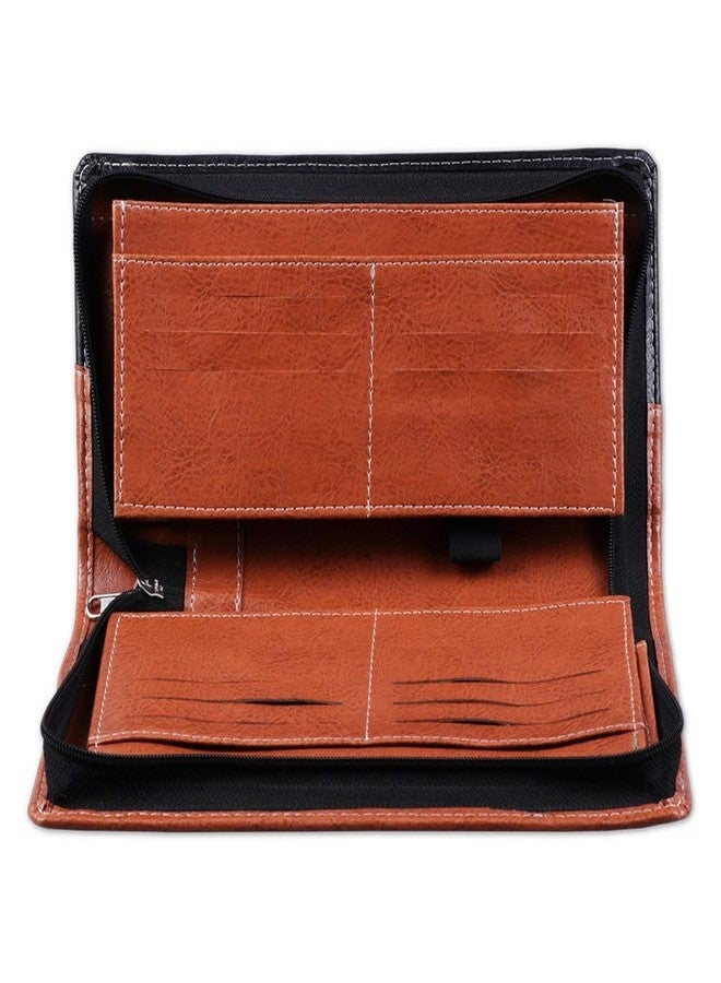 COI Expendable Leatherite Cheque Book Holder/Document Holder (Black) - Image 5